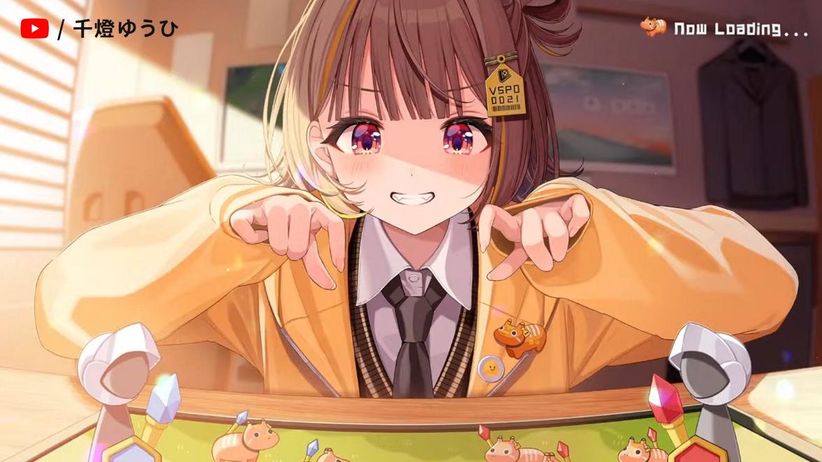 千燈ゆうひの前世は？顔バレ画像や中の人本名プロフィールを紹介